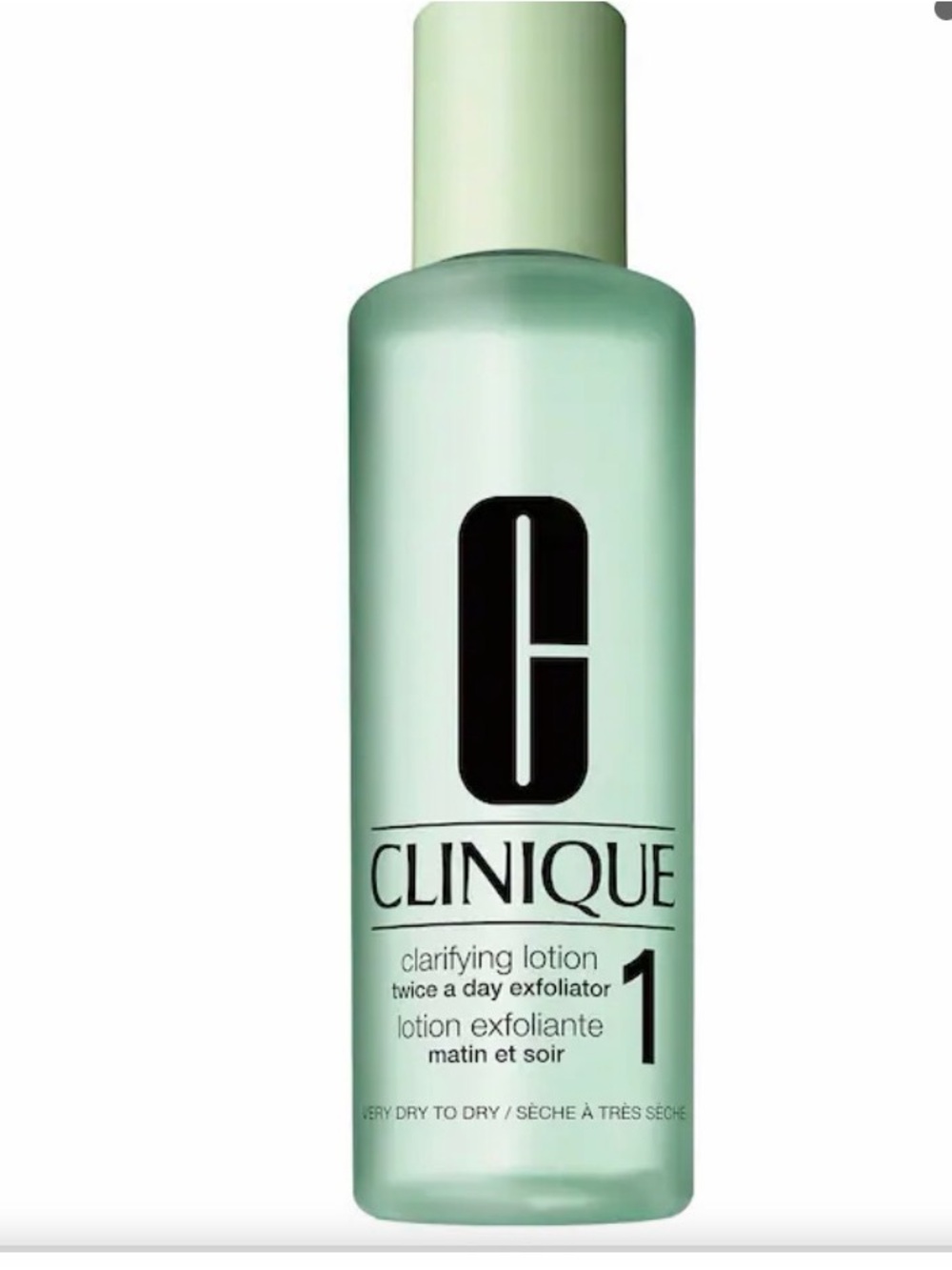 Clinique Clarifying Lotion 1 - Mint Green Bottle